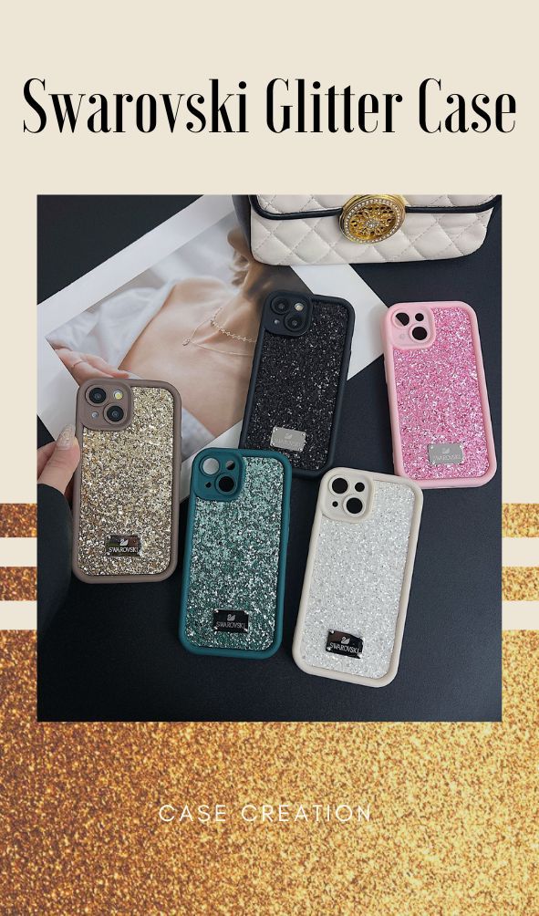 Diamond Glitter Sparkle Bling Crystalline Luxury Gem Stone Case